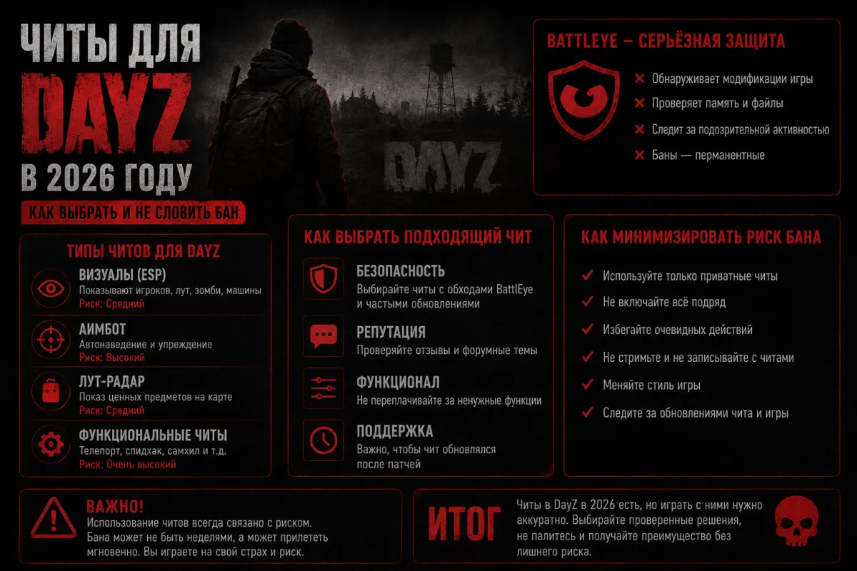 Cheats for DayZ in 2026 — How to Pick One and Not Get Banned